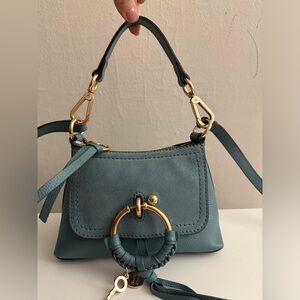 See by Chloe mini joan bag mineral blue